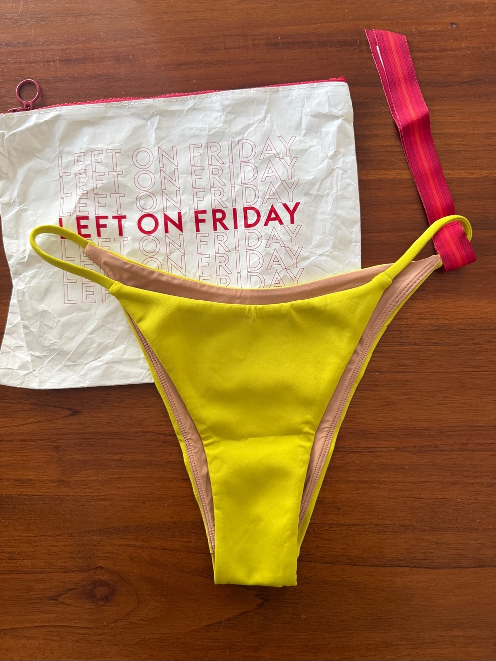 Left On Friday Skinny dip bottom (chartreuse) - Picture 2 of 5